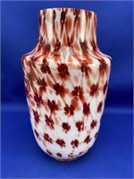 Czech / Bohemian Kralik Cased Glass Vase