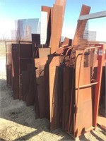 Lot of Sheet Iron and Racking