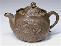Small Antique Pottery Tea Pot