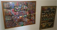 Sewing Themed Framed Puzzles, Sewing Basket With