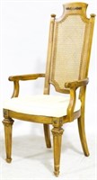 Vintage Caned Back Arm Chair 47x18x21