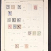 Philippines Stamps on Scott pages 1880s-1950s, Use