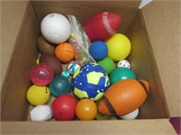 Ball Collection Footballs Rubber Bouncey Raquette
