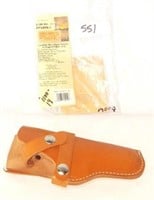 HUNTER LEATHER BELT STYLE HOLSTER W/SNAP OFF