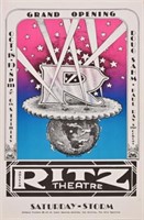 Ritz Theatre Grand Opening Poster by Jim Franklin