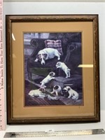 Signed & Matted Dog Picture