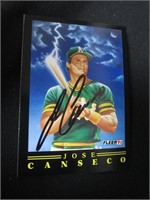 Jose Canseco Signed Trading Card RCA COA