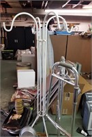 Plant hanger and Invacare metal walker