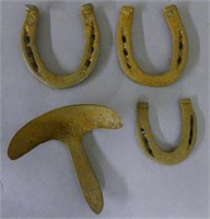 Antique Wrought Iron Horseshoes