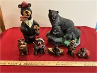 Group of decorative bears