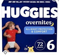 Huggies Size 6 Overnites Baby Diapers: Overnight