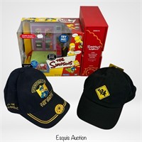 The Simpsons Action Figure, Book & Hats
