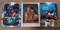 Lot of 3 1991-2022 Charles Barkley NBA cards