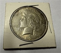 1922 Peace Liberty Silver Dollar