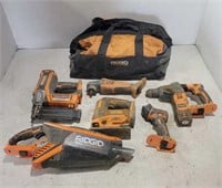 Ridgid Battery Operated Tools - No Batteries