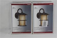 2 New In Box Outdoor Electric Wall Sconces