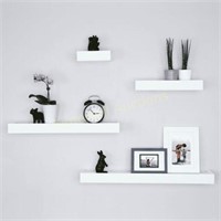 Ballucci Floating Shelves Set  4  White