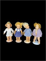 4 Vintage Terry Lee Dolls