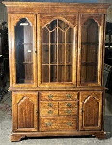 Late 20th Century Traditional China Cabinet