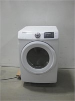 28"x 28.5"x 38" Samsung Dryer Powered On