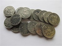 Lot of Many Canada Dollar Coins