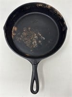 Cast-iron skillet marked number eight