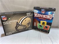 NFL PUZZLE AND CARD GAME