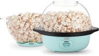 DASH 3QT Hot Oil Popcorn Maker-12 Cups Aqua