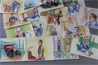 Pat Davies, Watergate Courtroom Drawings