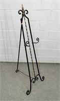 Wrought Iron Floor Standing Easel