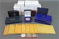 (11) EARLY PROOF SETS & LARGE SILVER GROUP