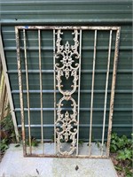 Architectural Salvage Large Metal Ornate Panel