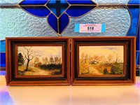 (2) Small Scenic Oil Paintings