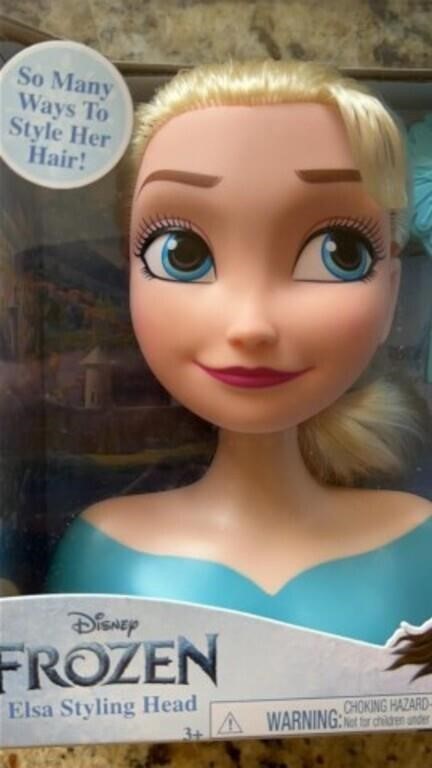 Disney Frozen Elsa styling head new in box