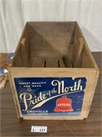 Vintage Apple Fruit Wood Crate