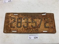 Vintage Arkansas 1936 License Plate