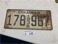 Vintage Arkansas 1936 License Plate
