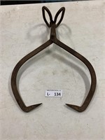 Antique Log Tongs