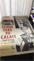 Vintage Movie Poster Seven Seas to Calais