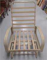 Outdoor Lounge Rocker Chair Frame, 36"T x 26"W x