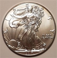 2017 American Silver Eagle GEM BU .999 Silver