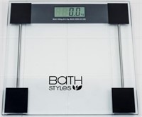 New- BATH STYLES  Tempered glass platform,