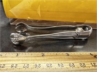 Sterling Claw Sugar Tongs