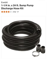 Sump Pump Discharge Hose Kit