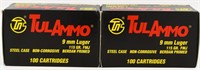 200 Rounds Of TulAmmo 9mm Ammunition