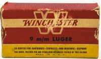 Collectors Box Of 29 Rds Of Winchester 9mm Luger