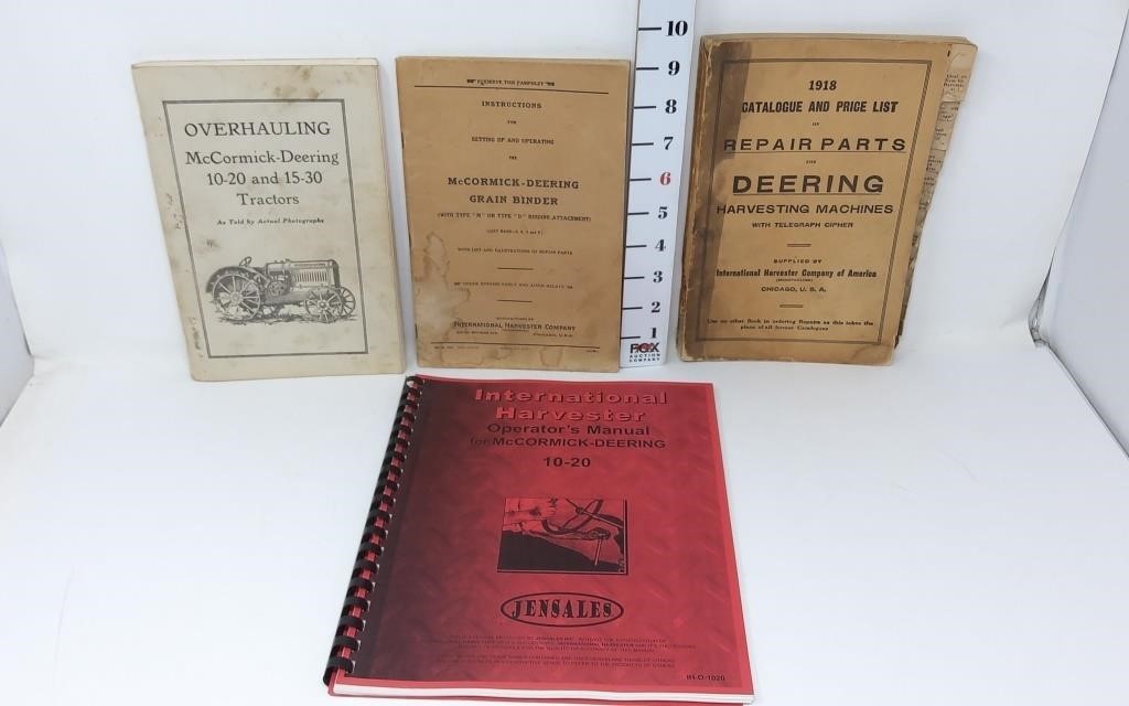 McCormick-Deering Operator's Manuals