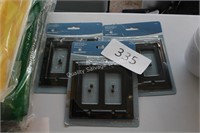 3- double gang wall plates