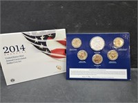 2014 US Mint Annual UNC Dollar Coin Set