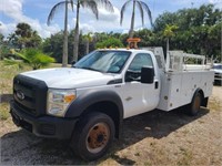 2013 Ford F550 Utility Truck 93,683 Miles